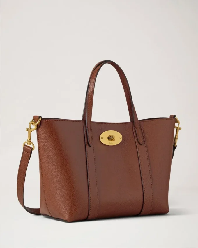 Mini Bayswater Tote Oak Two-Tone Small Classic Grain