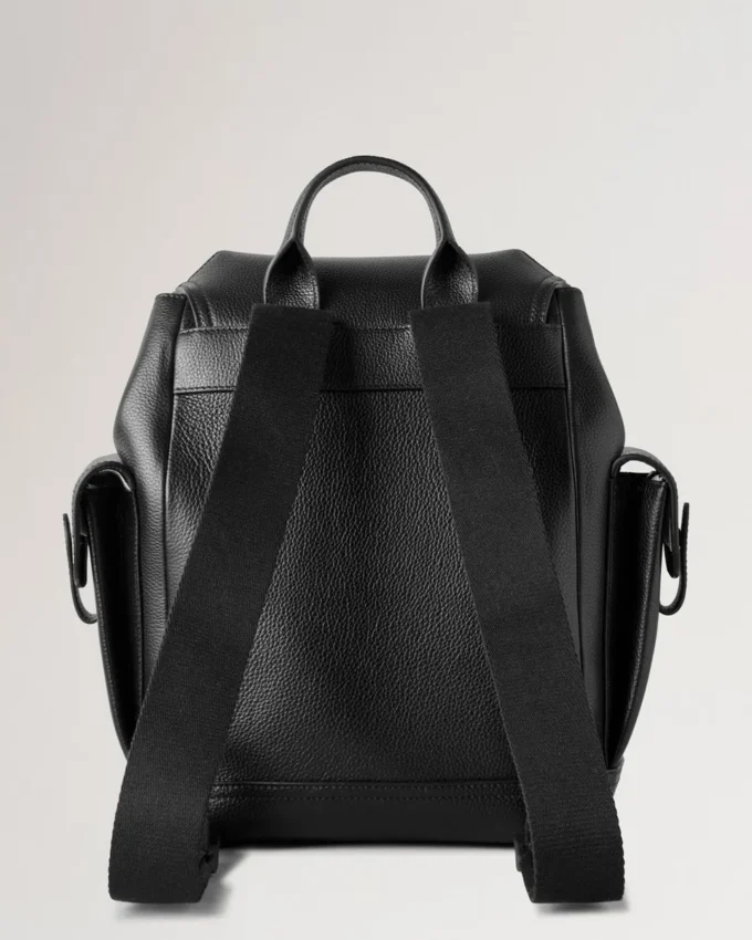Mini Heritage Backpack Black Small Classic Grain