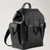 Mini Heritage Backpack Black Small Classic Grain