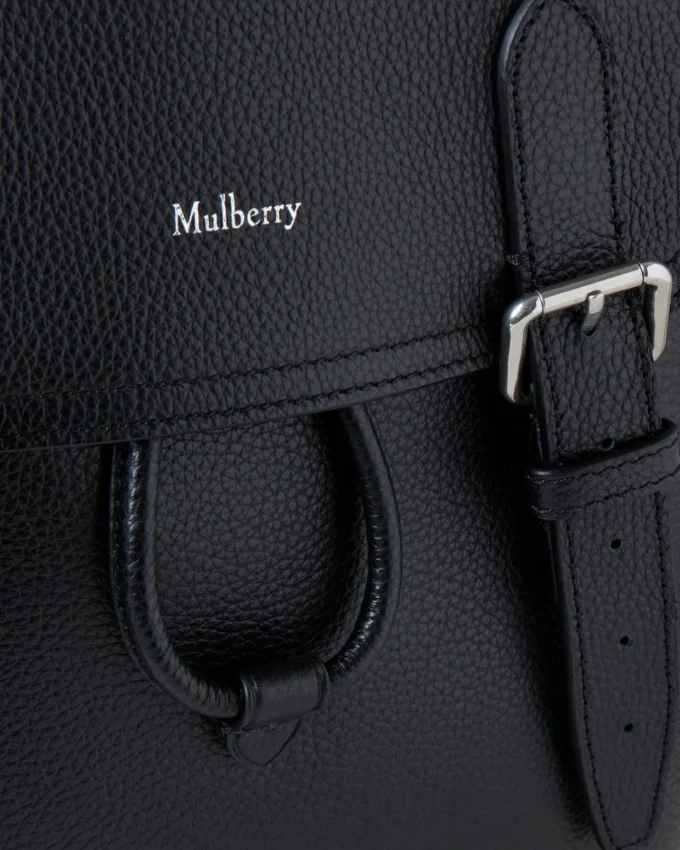 Mini Heritage Backpack Black Small Classic Grain