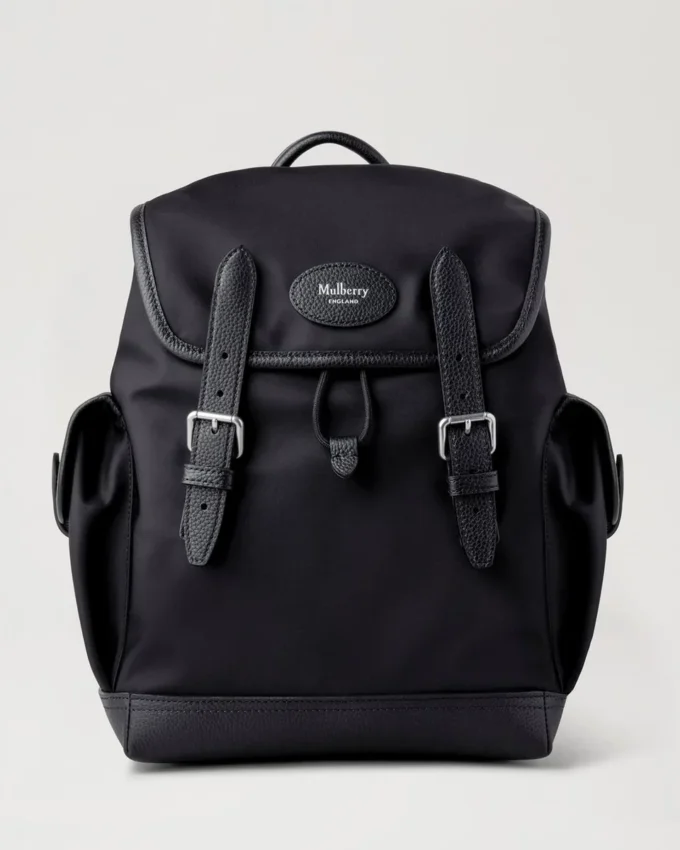 Mini Heritage Nylon Backpack Black Nylon Women