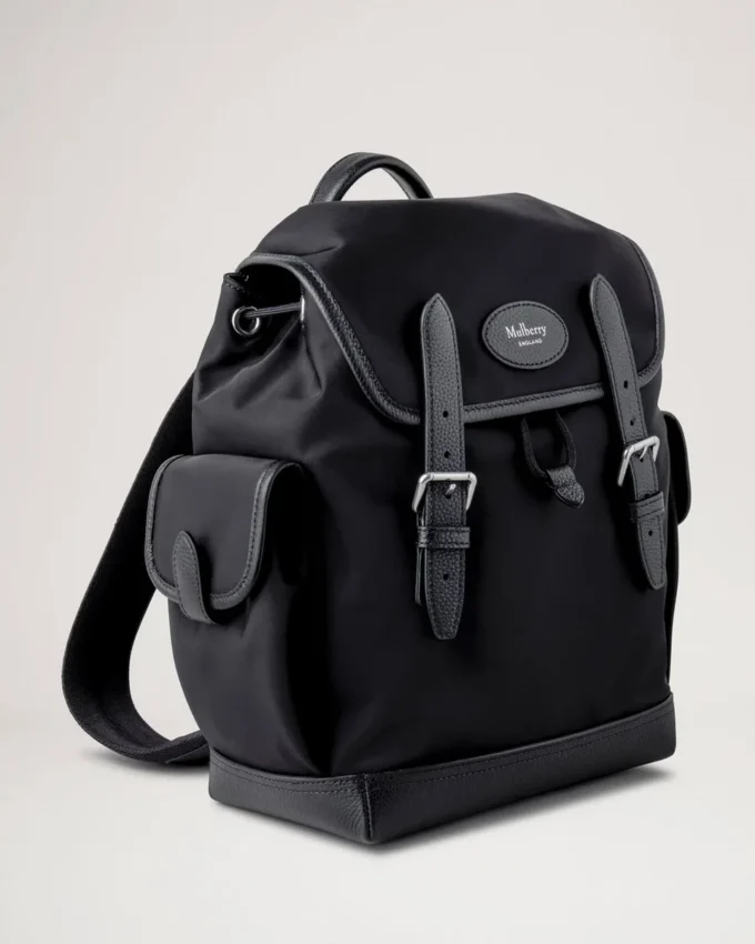 Mini Heritage Nylon Backpack Black Nylon Women