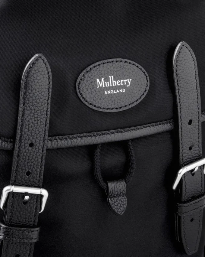 Mini Heritage Nylon Backpack Black Nylon Women