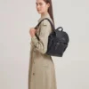 Mini Heritage Nylon Backpack Black Nylon Women