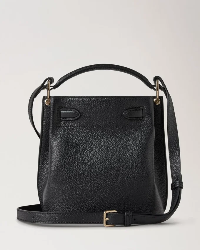 Mini Islington Bucket Black Small Classic Grain