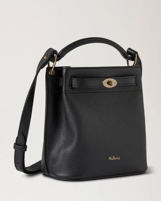 Mini Islington Bucket Black Small Classic Grain