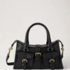 Mini Roxanne Black High Shine Leather Roxanne