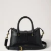 Mini Roxanne Black High Shine Leather Roxanne