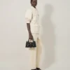 Mini Roxanne Black High Shine Leather Roxanne