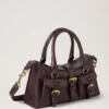 Mini Roxanne Oxblood High Shine Leather Gifts for Her