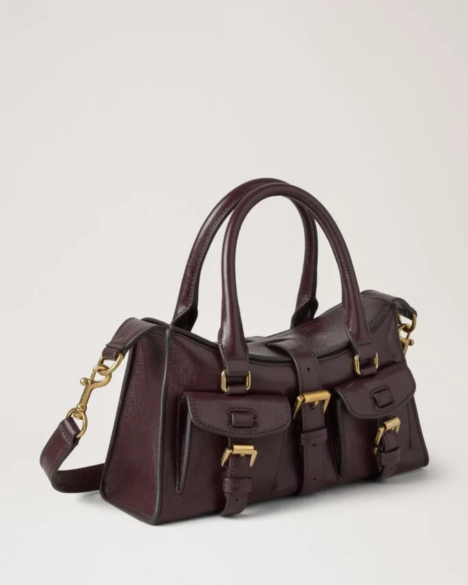 Mini Roxanne Oxblood High Shine Leather Gifts for Her