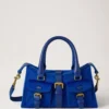 Mini Roxanne Pigment Blue Hair Calf Mini & Micro Bags