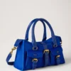 Mini Roxanne Pigment Blue Hair Calf Mini & Micro Bags