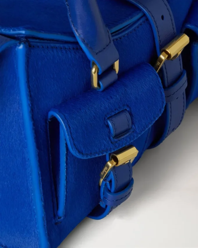 Mini Roxanne Pigment Blue Hair Calf Mini & Micro Bags