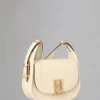 Mini Sadie Satchel Pre-Loved Eggshell High Shine Leather Mini Sadie Satchel Pre-Loved Eggshell High Shine Leather