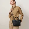 Mini Zipped Bayswater Black Small Classic Grain