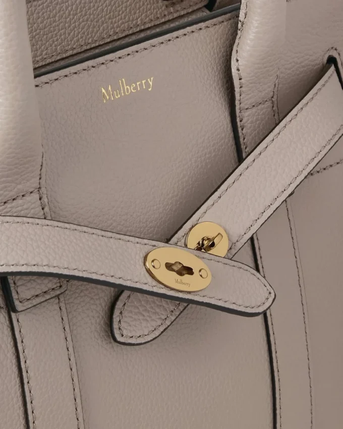 Mini Zipped Bayswater Cashmere Taupe Small Classic Grain