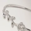 Mulberry Leaf Bracelet Silver Sterling Silver Women