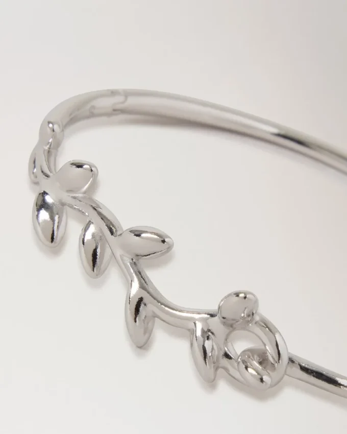 Mulberry Leaf Bracelet Silver Sterling Silver Women