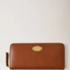Mulberry Plaque 8 Credit Card Zip Purse Oak Nvt