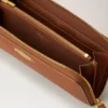 Mulberry Plaque 8 Credit Card Zip Purse Oak Nvt