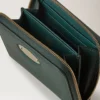 Mulberry Plaque Small Zip Around Purse Mulberry Green Small Classic Grain