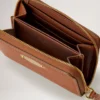 Mulberry Plaque Small Zip Around Purse Oak Nvt Women