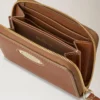 Mulberry Plaque Small Zip Around Purse Oak Nvt Women