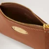 Mulberry Plaque Small Zip Coin Pouch Oak Nvt Women