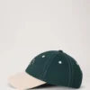 Mulberry Tree Baseball Cap – Colour Block Mulberry Green & Ecru Cotton