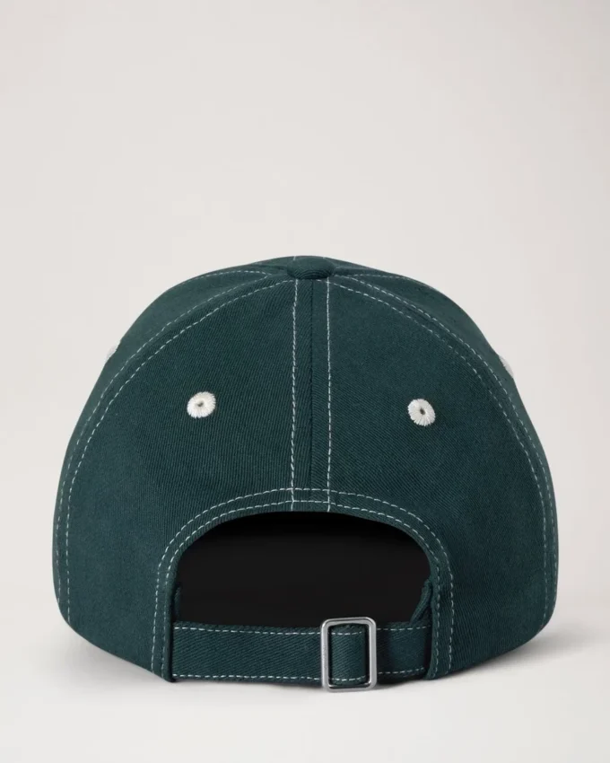 Mulberry Tree Baseball Cap – Colour Block Mulberry Green & Ecru Cotton