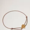 Mulberry Tree Cord Bracelet Teak Sterling Silver & Cord