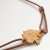 Mulberry Tree Cord Bracelet Teak Sterling Silver & Cord