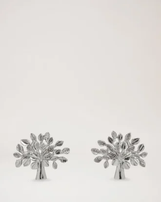 Mulberry Tree Earrings Silver Sterling Silver Women