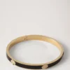 Mulberry Tree Enamel Bracelet Black Stainless Steel & Enamel