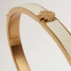 Mulberry Tree Enamel Bracelet Eggshell Mixed Material