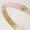 Mulberry Tree Enamel Bracelet Powder Pink Stainless Steel & Enamel