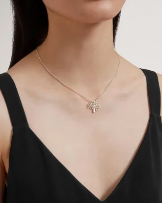 Mulberry Tree Necklace Silver Sterling Silver Women