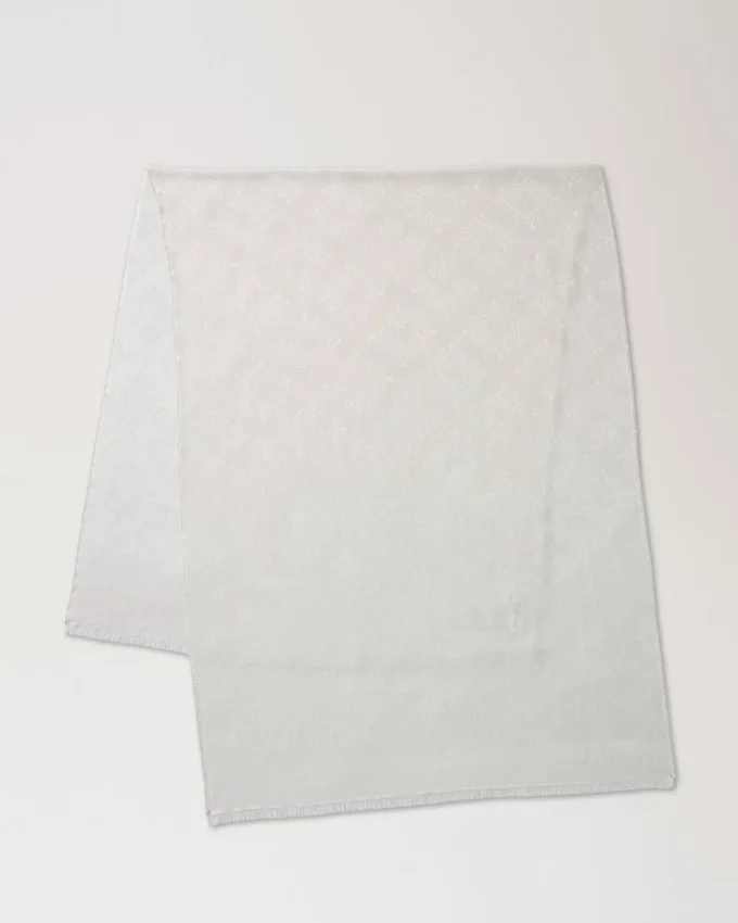 Mulberry Tree Pashmina Cream Cotton Blend Women