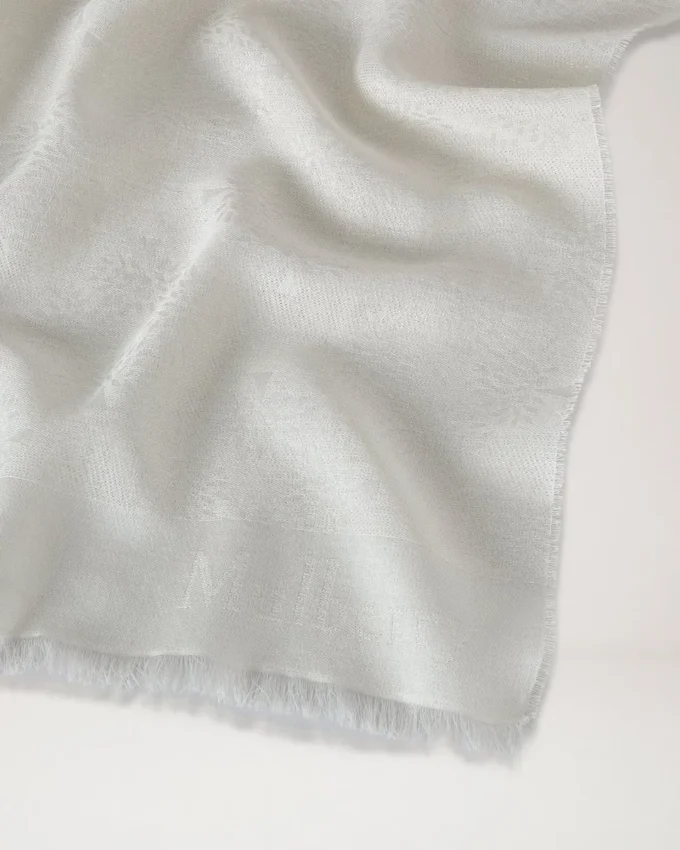 Mulberry Tree Pashmina Cream Cotton Blend Women