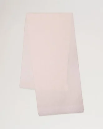 Mulberry Tree Rectangular Scarf Blossom Pink Cotton Silk Blend