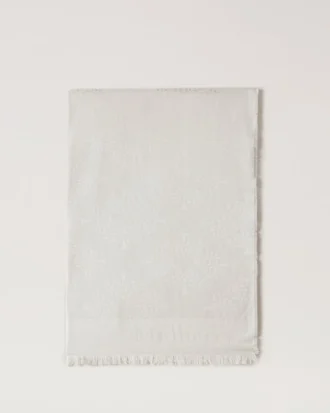 Mulberry Tree Rectangular Scarf Cream Cotton Silk Blend