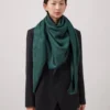 Mulberry Tree Scarf Mulberry Green Cotton Silk Blend