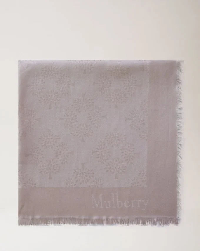 Mulberry Tree Square Rosewater Cotton Silk Blend Mulberry Tree Square Rosewater Cotton Silk Blend