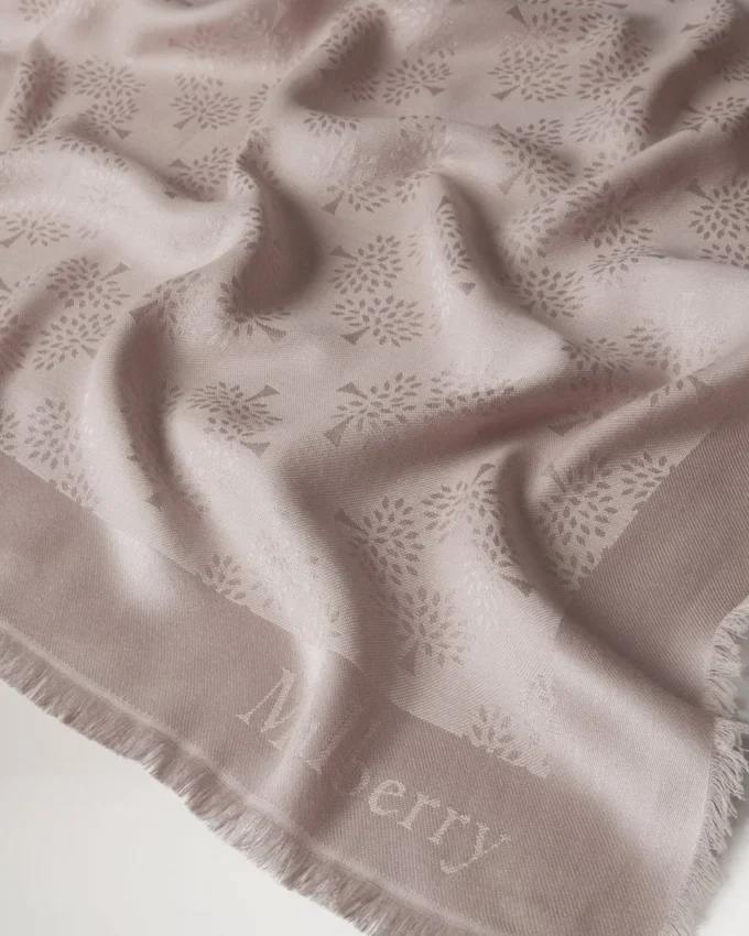 Mulberry Tree Square Rosewater Cotton Silk Blend Mulberry Tree Square Rosewater Cotton Silk Blend