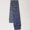 Ombre Degrade Scarf Cobalt Blue Lambswool Women