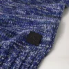 Ombre Degrade Scarf Cobalt Blue Lambswool Women