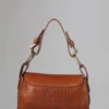 Pasadena Pre-Loved Oak Printed Veg Tanned Leather