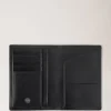Passport Cover Black Small Classic Grain Men