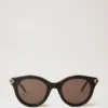 Penny Sunglasses Black Acetate Women